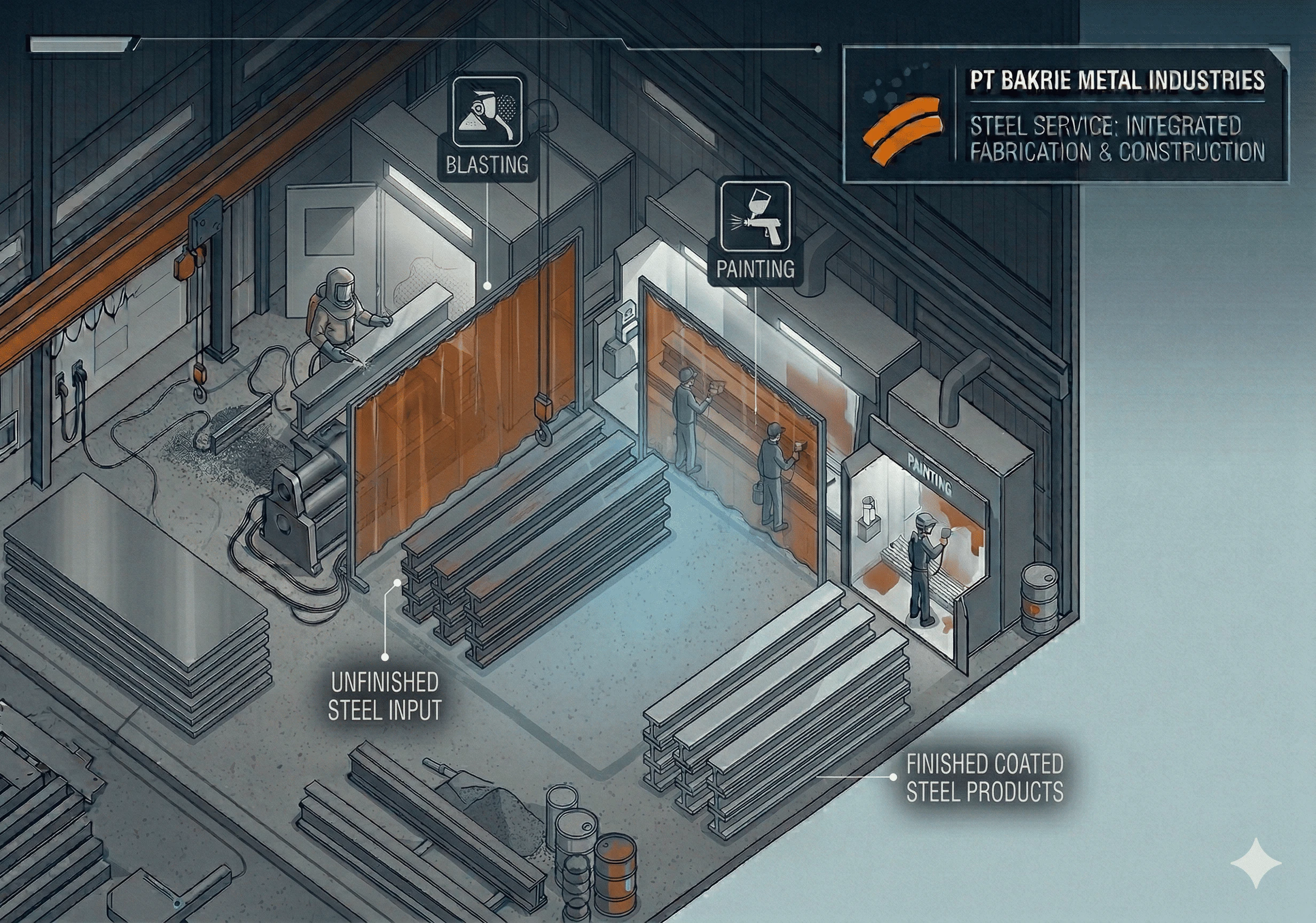 Blasting & Painting image