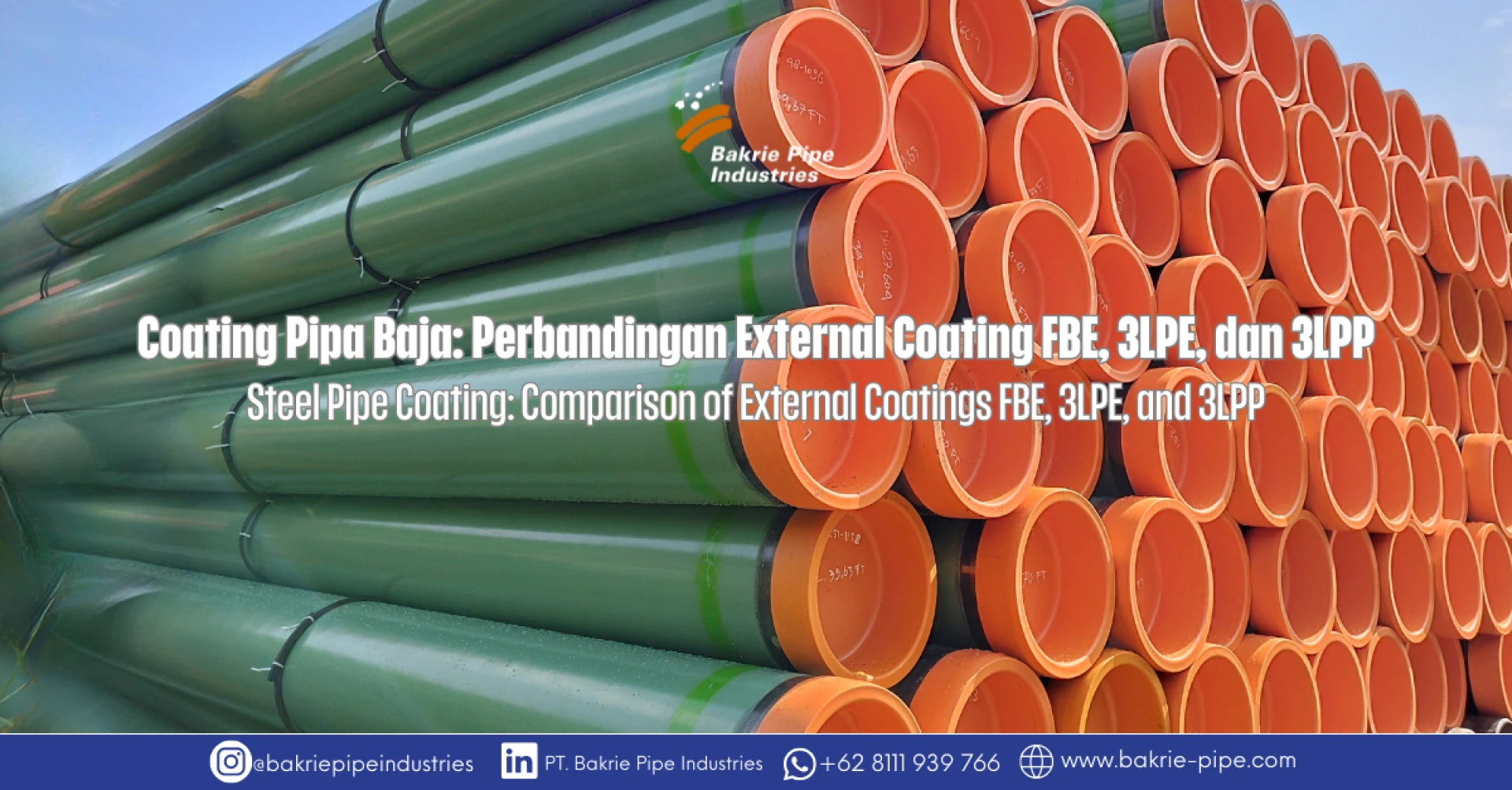 Steel Pipe Coating: Comparison of External Coatings FBE, 3LPE, and 3LPP