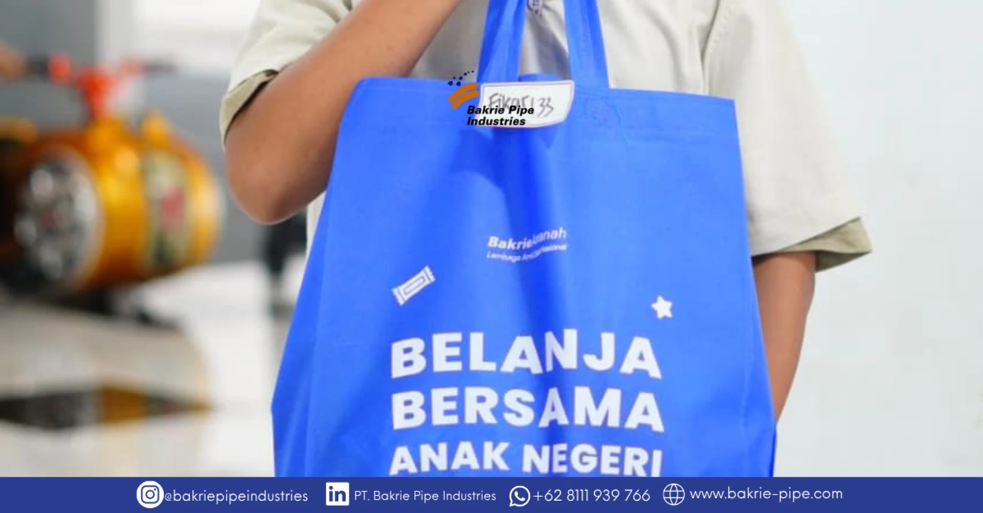 Collaboration Between PT Bakrie Pipe Industries and Laznas Bakrie Amanah in Belanja Bersama Anak Negeri (Shopping with the Nation’s Children)